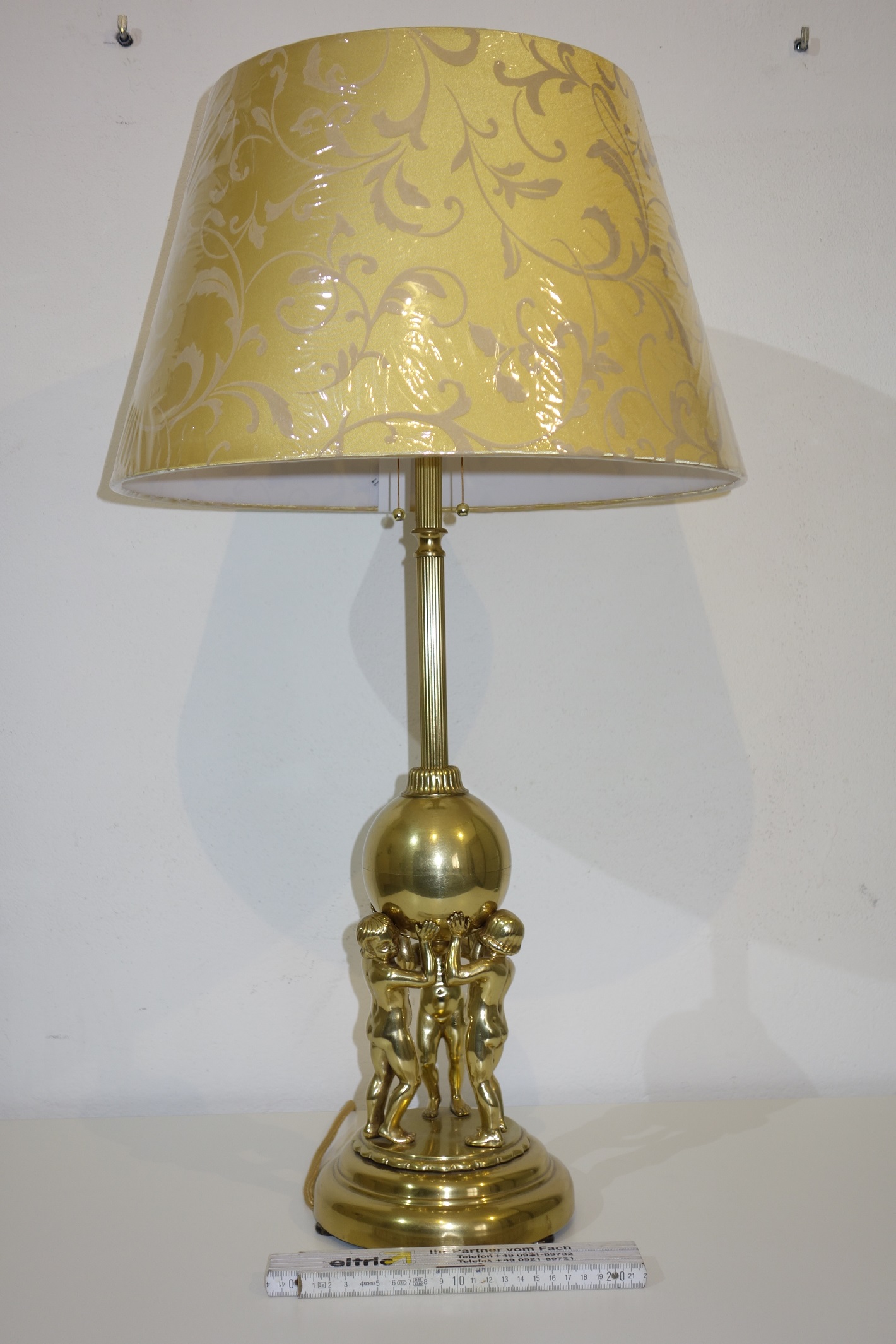 Nr.23 Jugendstil Tischlampe mit Lampenschirm › Antike Lampen und Leuchten