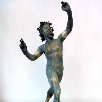 Bronze Faun unrestauriert