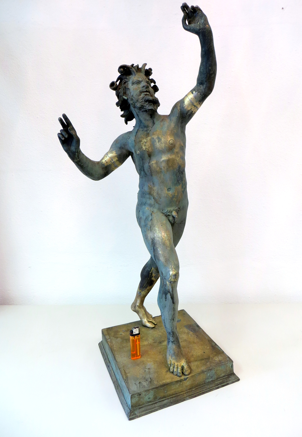 Bronze Faun unrestauriert